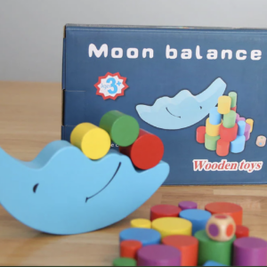 Moon stacking game educational toy